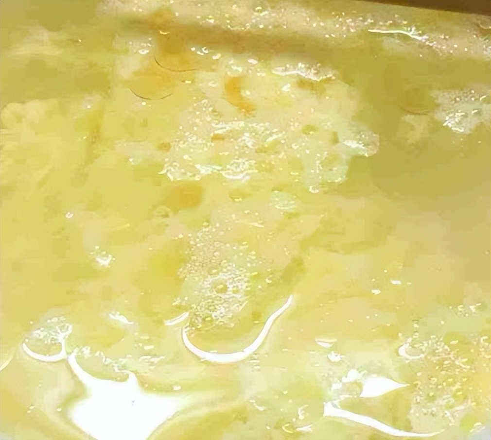 "Boiling eggs with boiled water" drops sesame oil, if you keep drinking