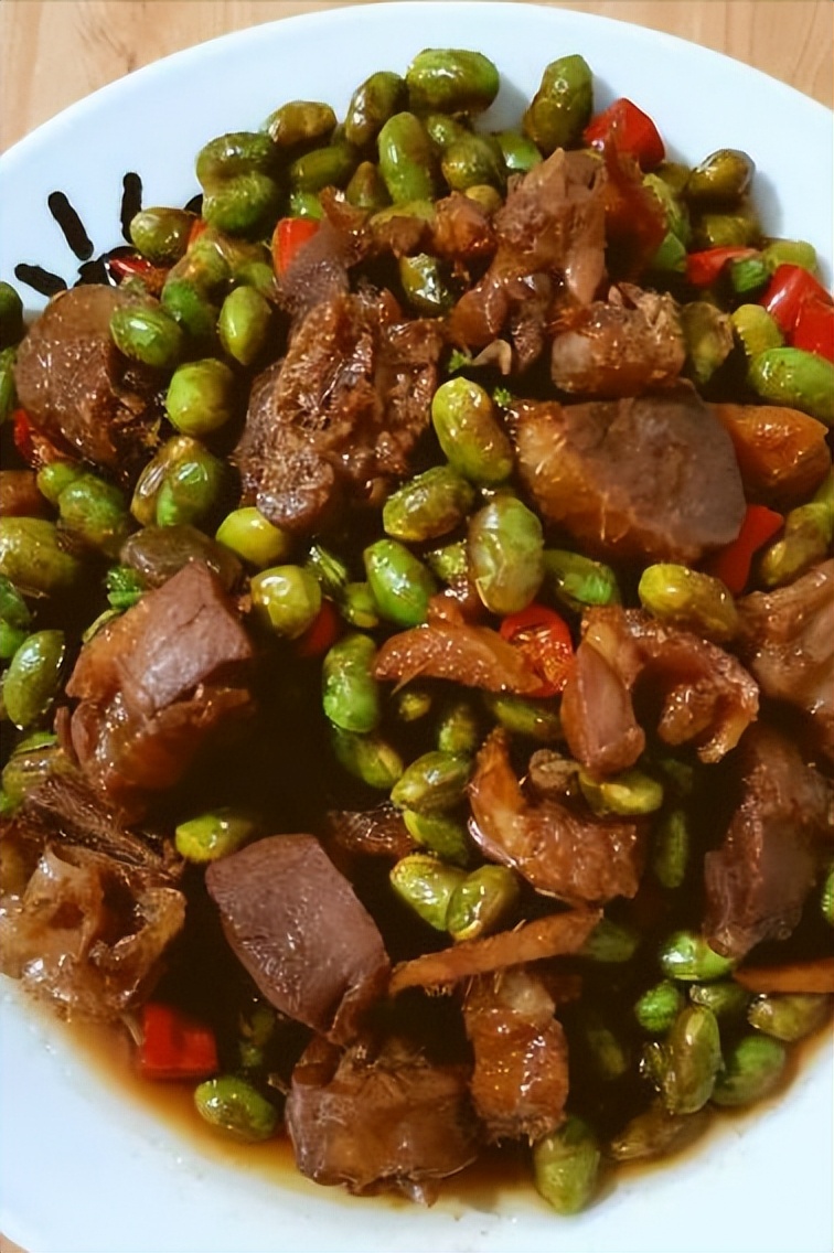 Braised duck with edamame, from royal duck to folk delicacy iNEWS