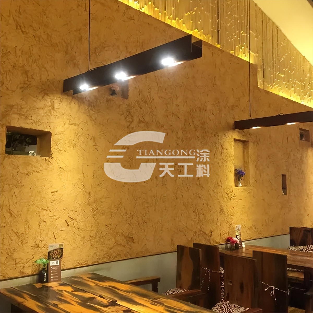 Do you know how to imitate straw paint for walls? See the construction ...