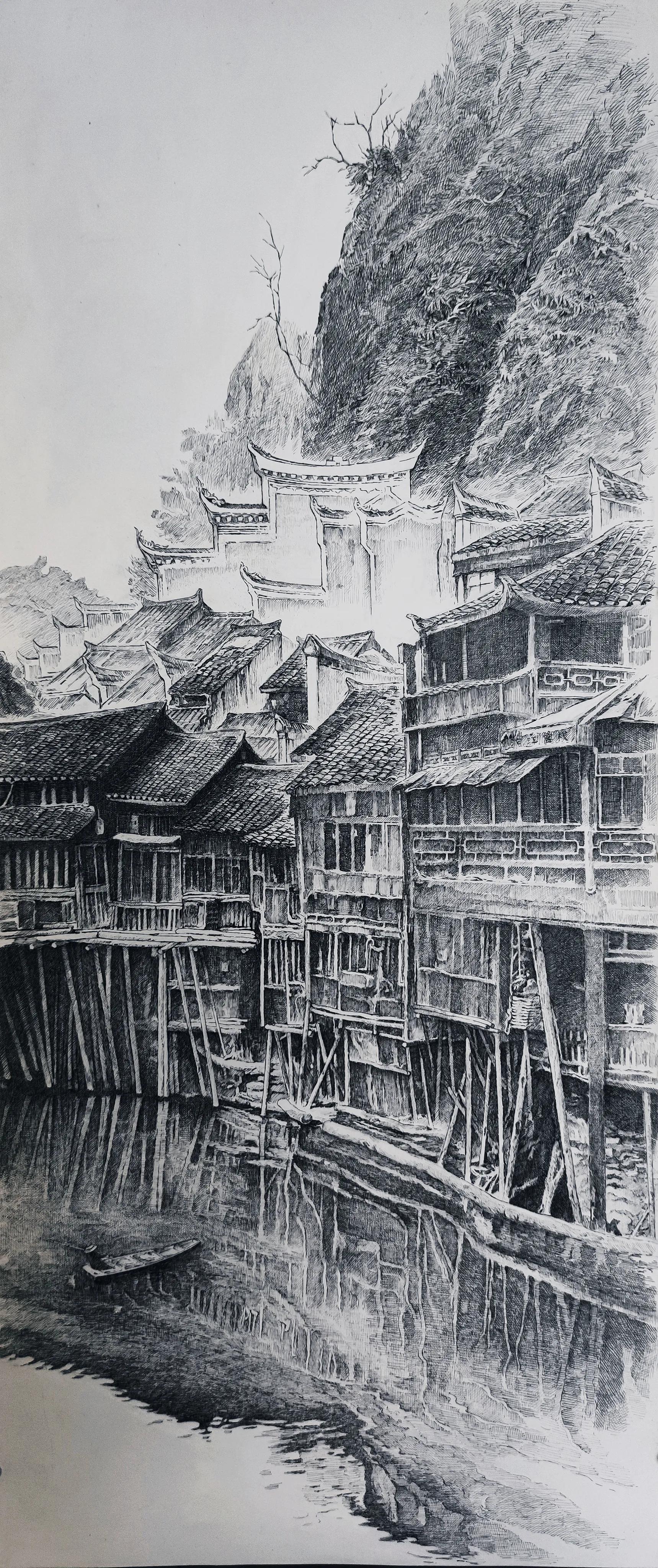 Appreciation of selected works of Li Yuji's new pen paintings - iMedia