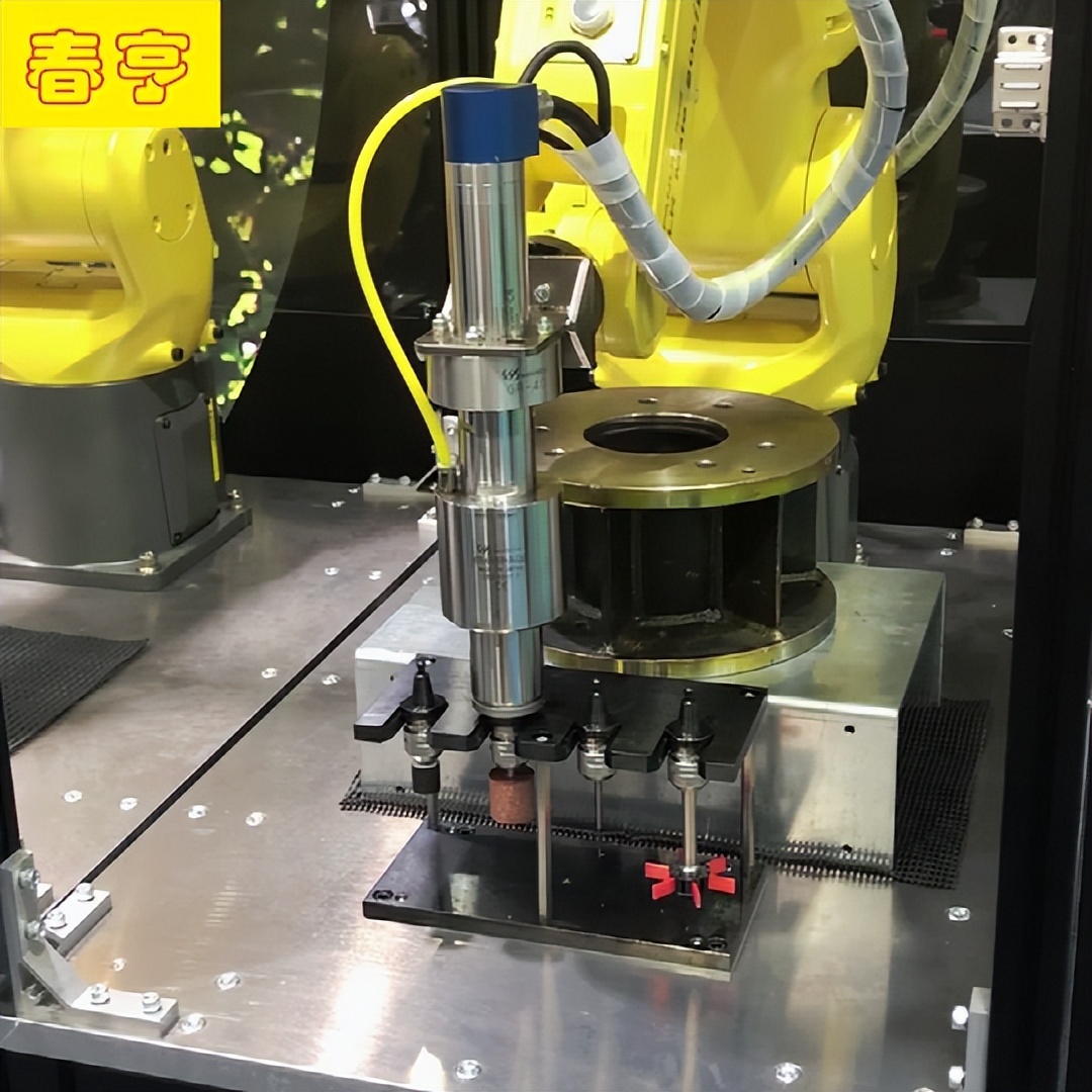 Four reasons why industrial robots are equipped with electric spindles