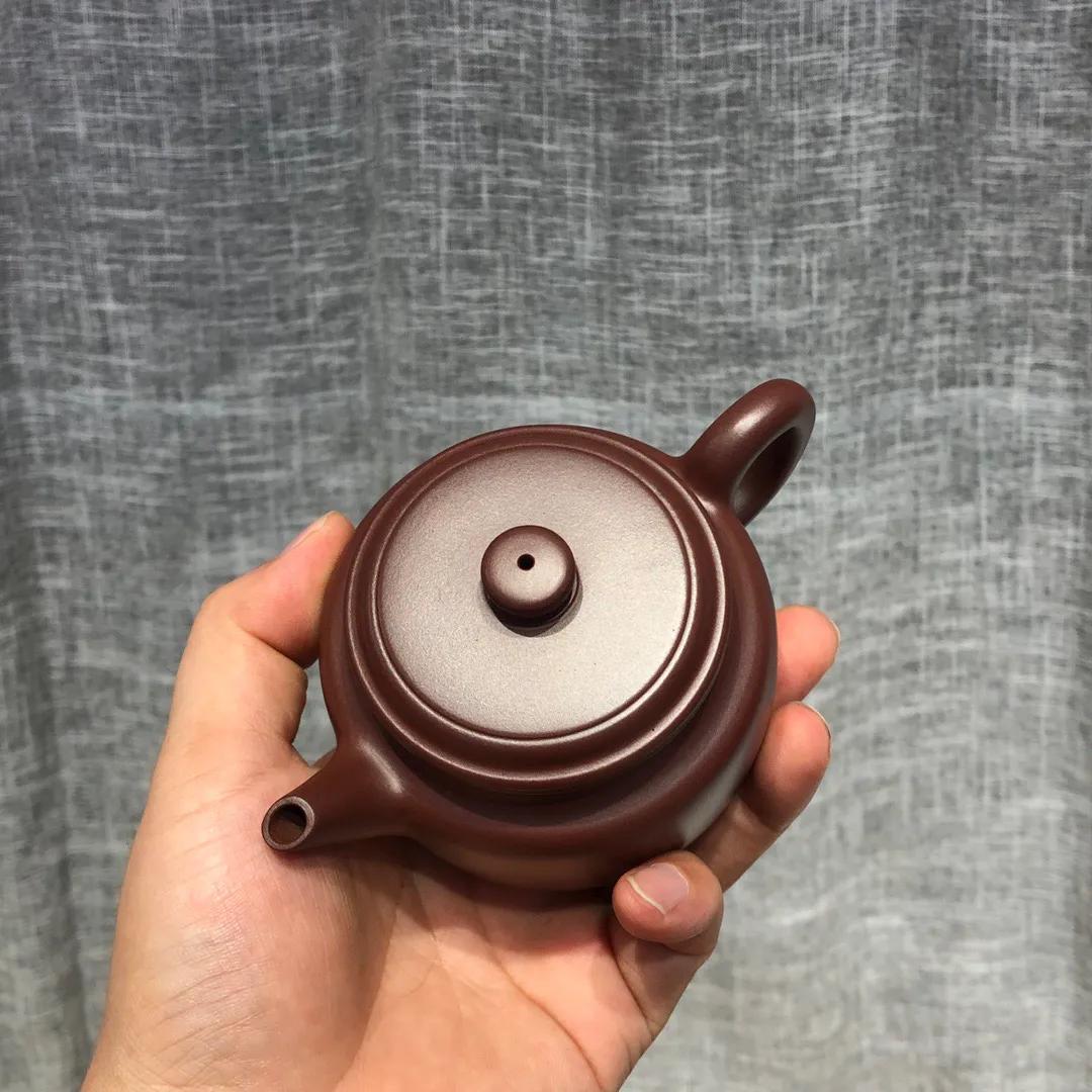 Fully handmade purple clay teapot Jianliu Dezhong iNEWS