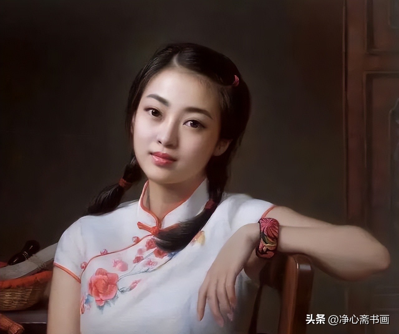 The paintings painted by the contemporary oil painter Jing Jing are as ...