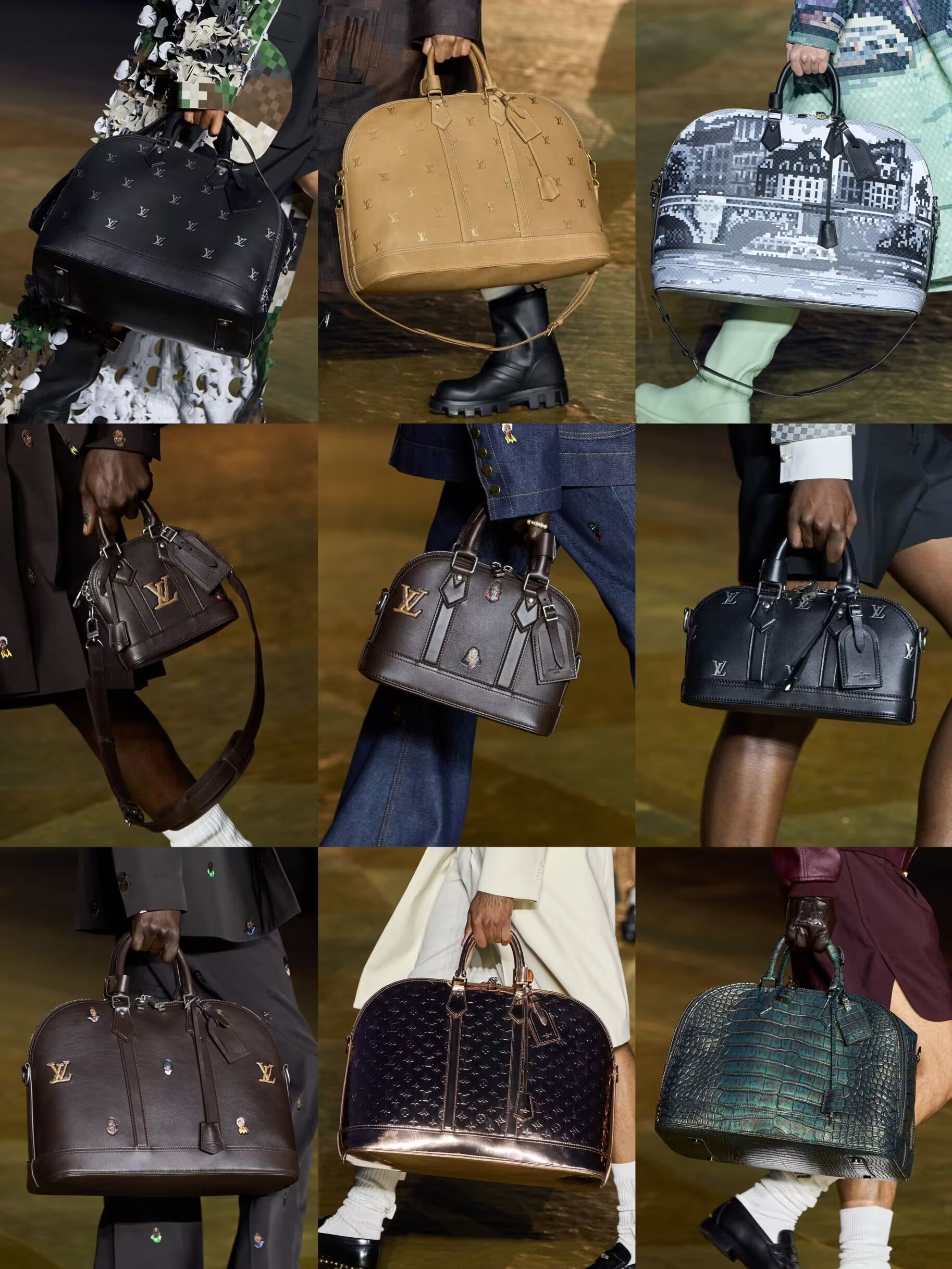 LV 2024 spring summer men's bag - iMedia