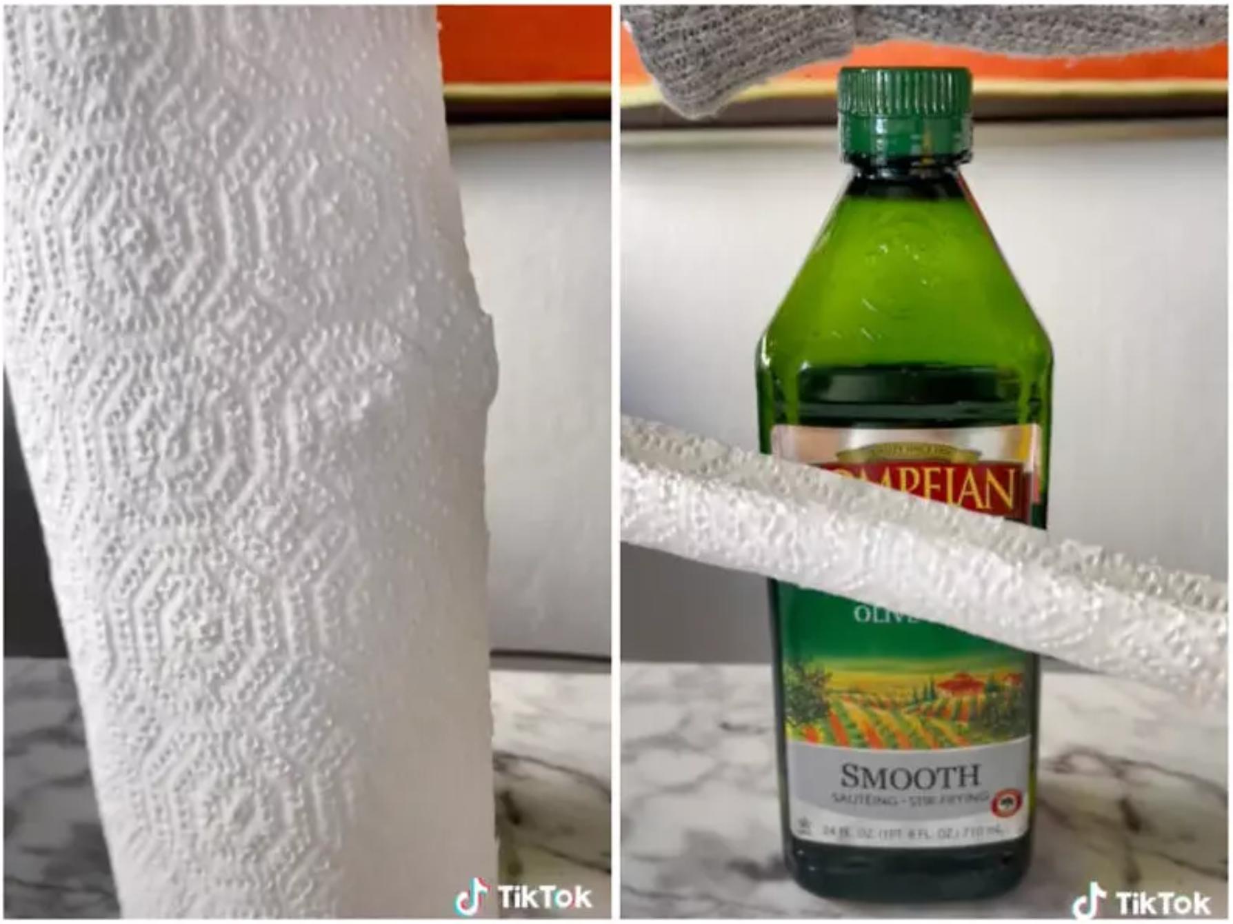 When pouring cooking oil from the bottle, how to prevent the oil from