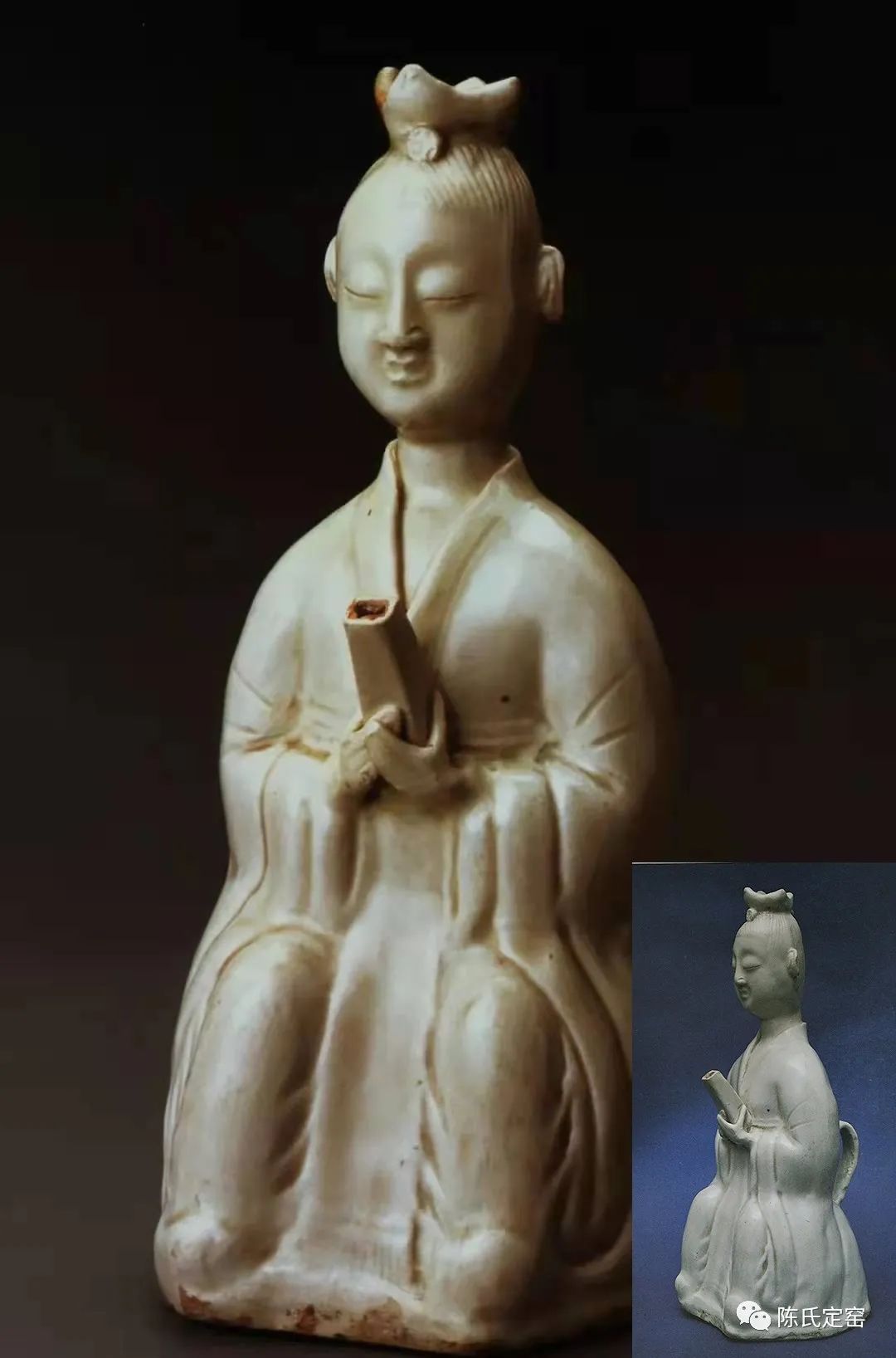 Dingyao tea statue and boy chanting pot - iNEWS