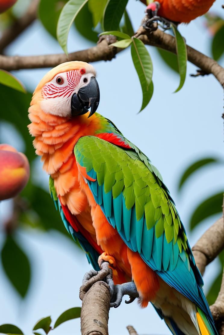 AI photo appreciation: colorful parrots - iNEWS