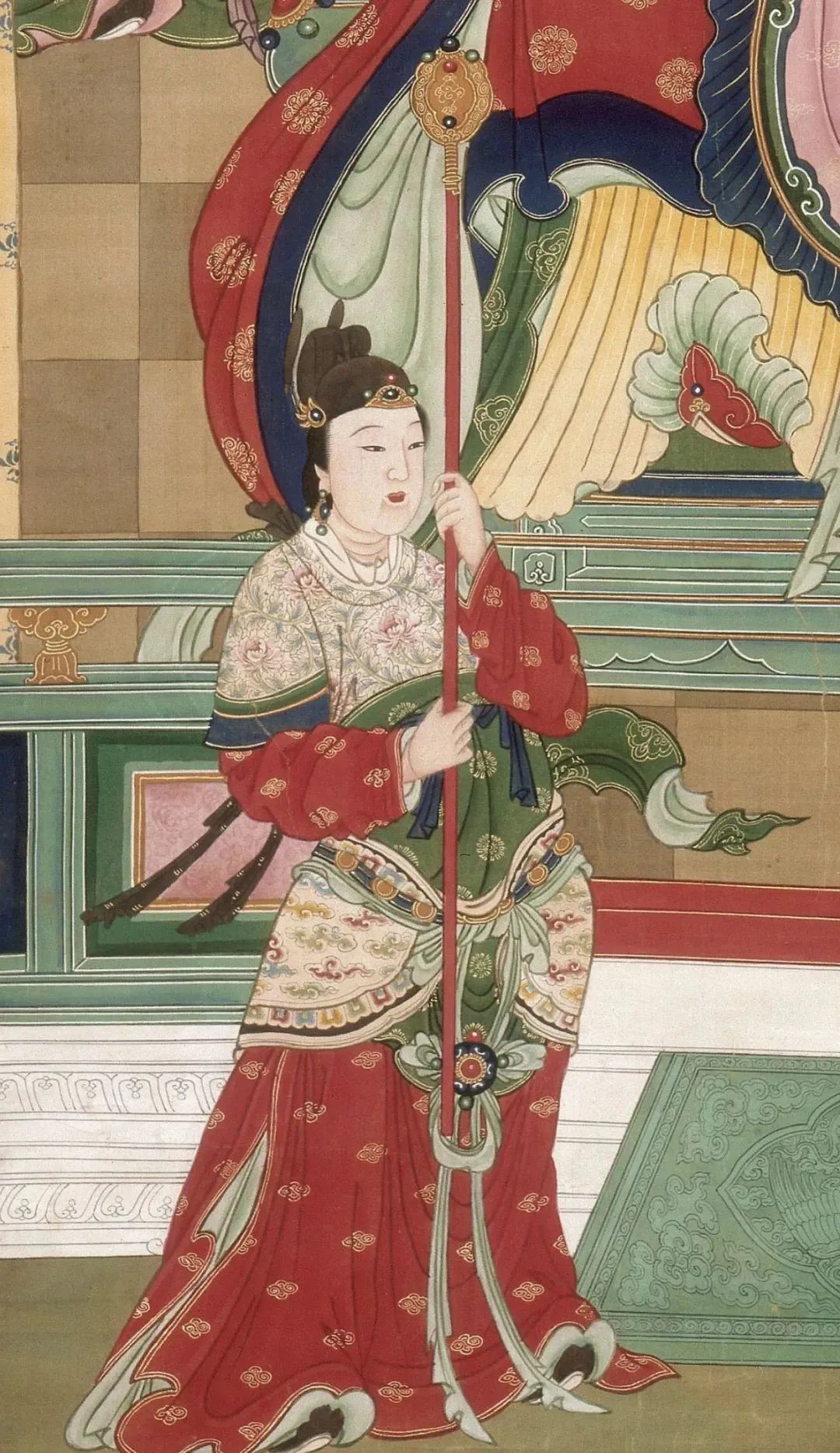 Ming paintings of Zhang Tianshi and the Virgin of Heaven, Bixia Yuanjun ...