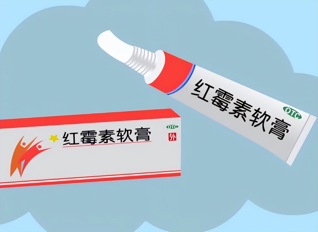 Erythromycin ointment, apply twice on the eyes, what will happen to the