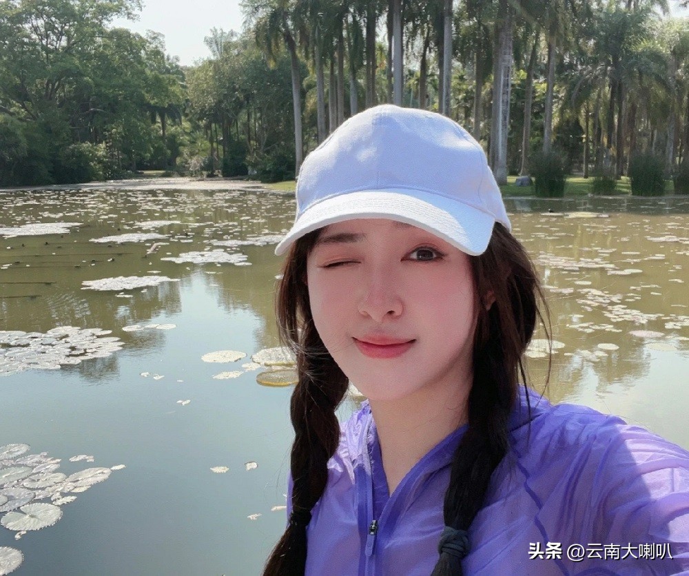 Zhang Hanyun took pictures in Xishuangbanna without a makeup artist: no ...