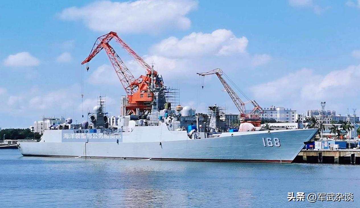 老艦歸來！中國海軍168「廣州」艦4年改裝完成，成為「大號054a」 資訊咖