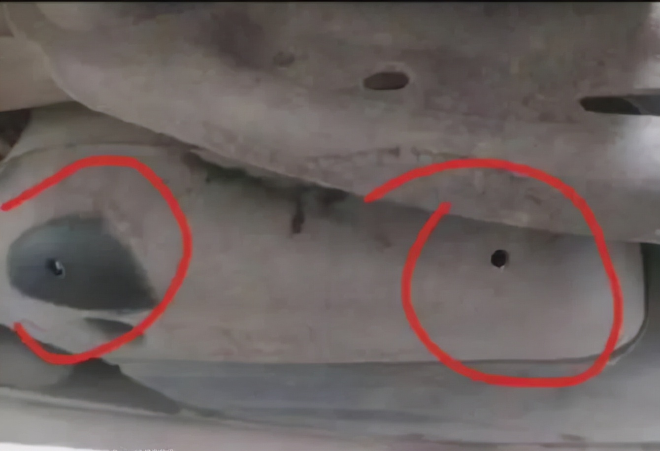 As soon as the highpriced oil was filled, the fuel tank was drilled