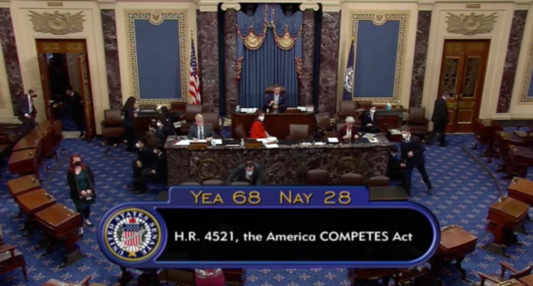 The US 330 billion chip bill was passed by the Senate, and the four