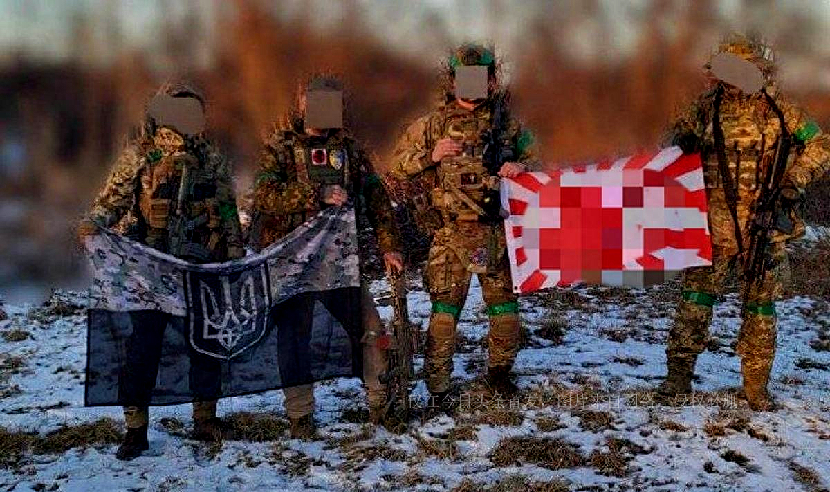 Japanese mercenaries appeared in Ukraine, carrying the rising sun flag ...