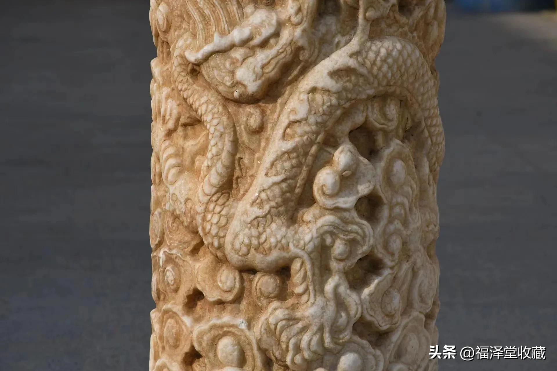 Panlang Ritual Hanbaiyu auspicious cloud pattern Panlong column - iNEWS