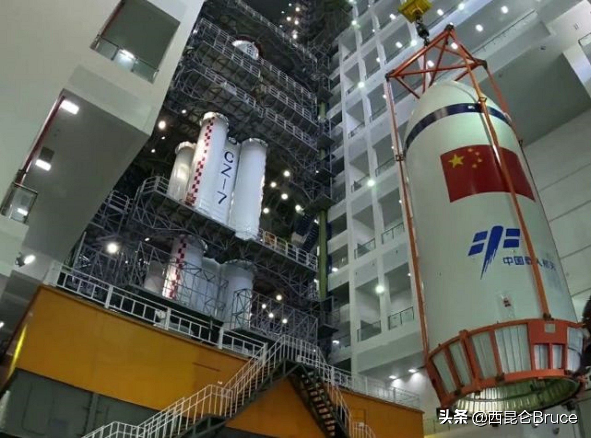 Launch Countdown!Tianzhou-4 Was Transported Vertically To The Launch ...