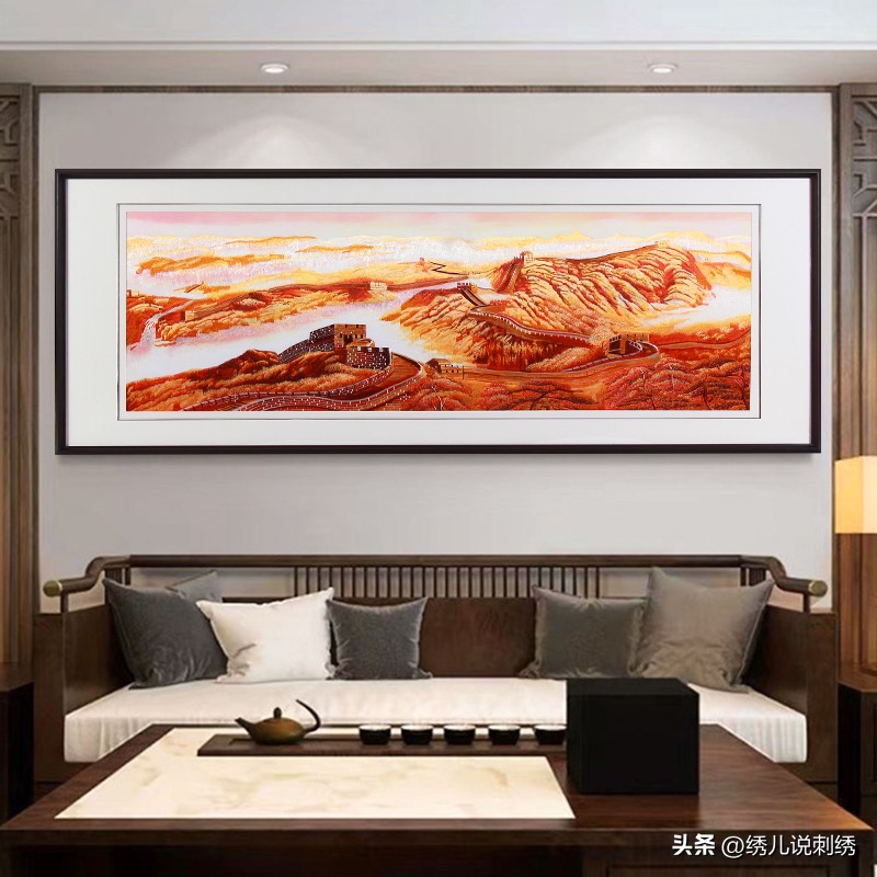 What painting is good for the living room? 3 "Town House Wang Family