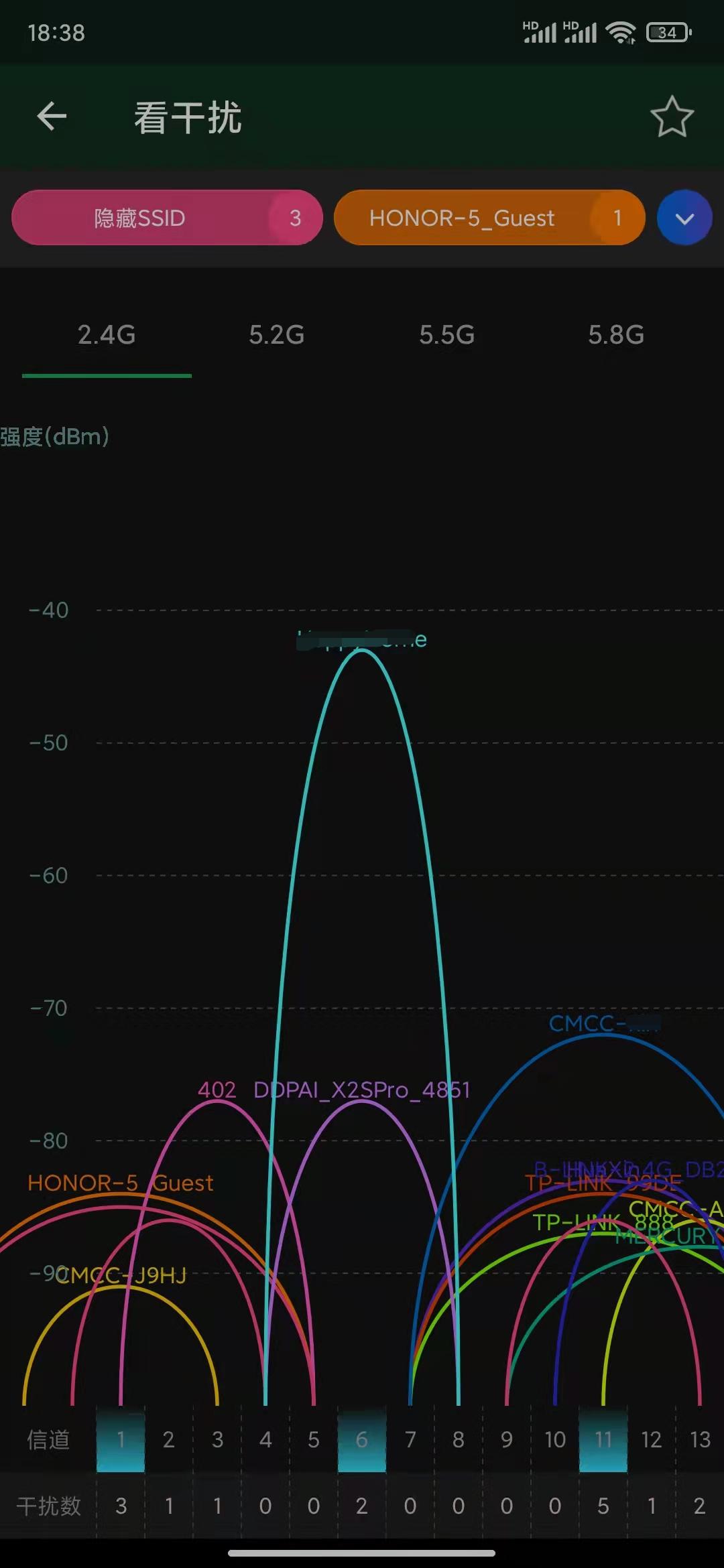 Home router (two) WIFI channel setting iNEWS