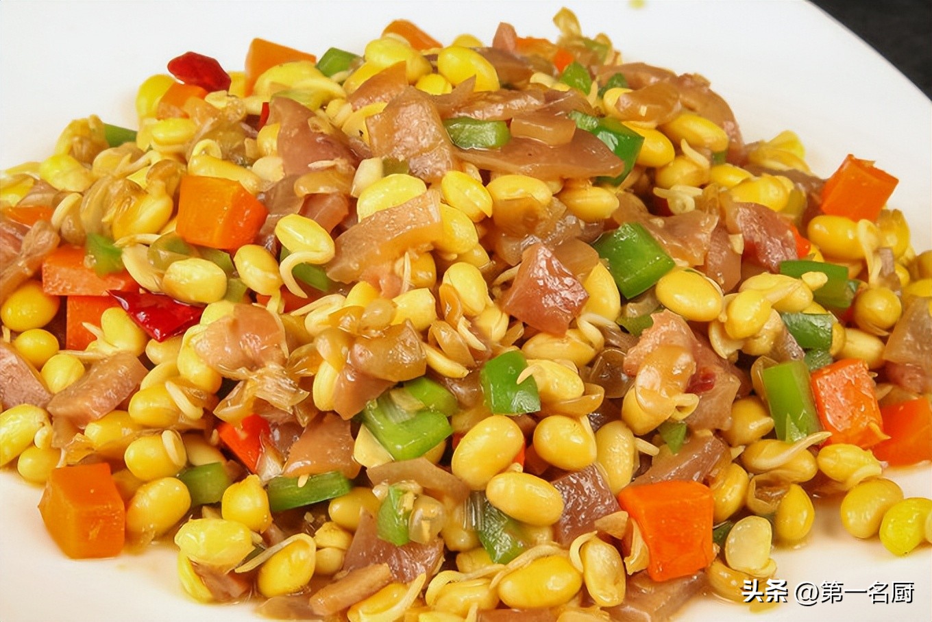 Eating beans in spring is better than meat. Remember to eat 4 more