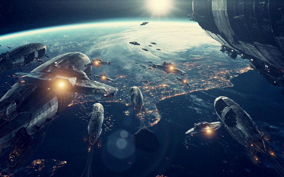 Is the supernova explosion a signal sent by an alien civilization to