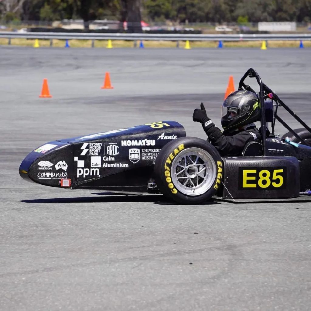 UOW student wins silver medal in formula racing competition and may ...