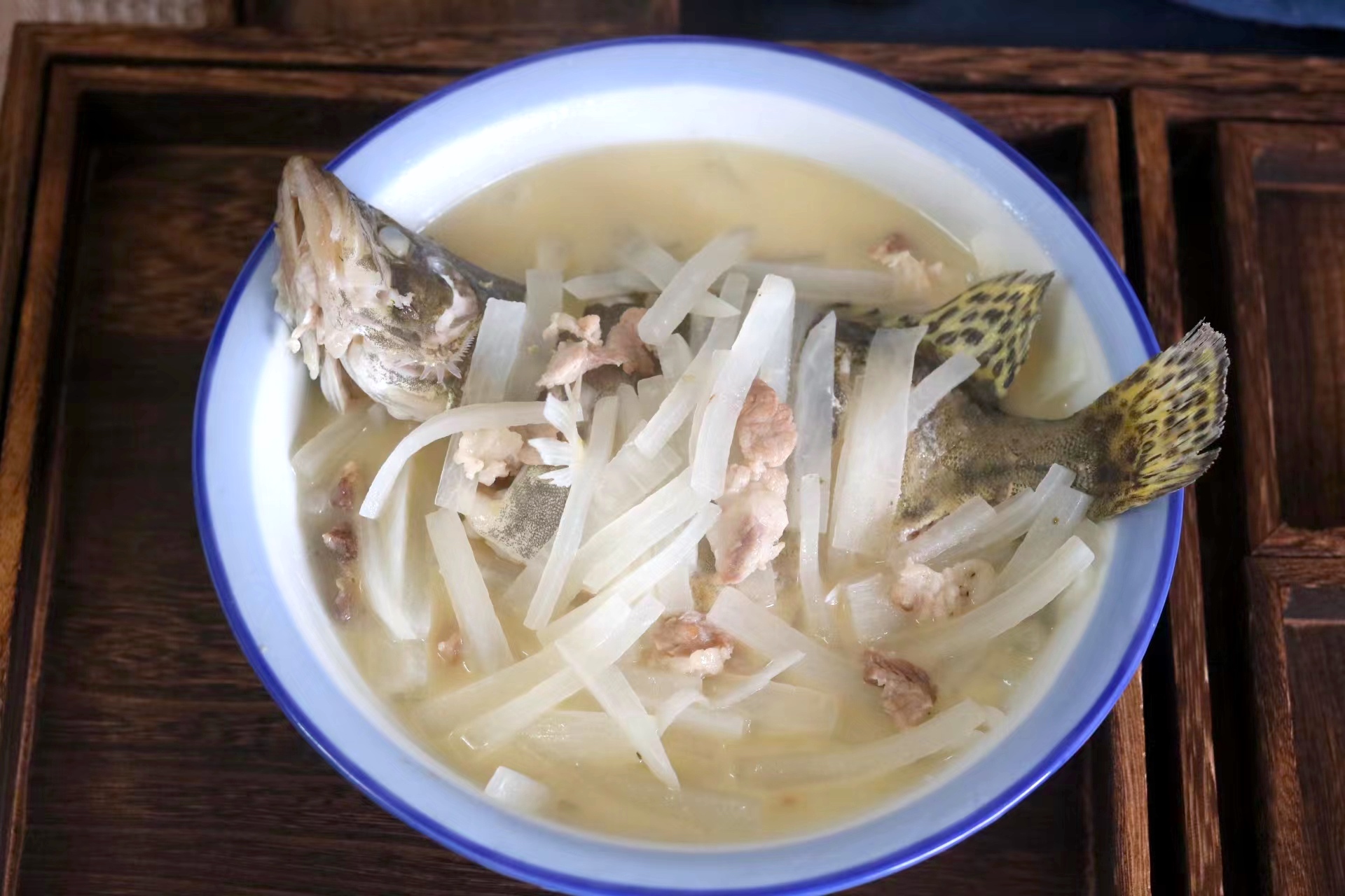 To cook fish in clear soup, suggestion understand the "3 cooking