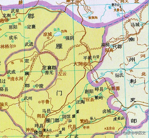 Through the map, understand the historical changes of Datong City ...