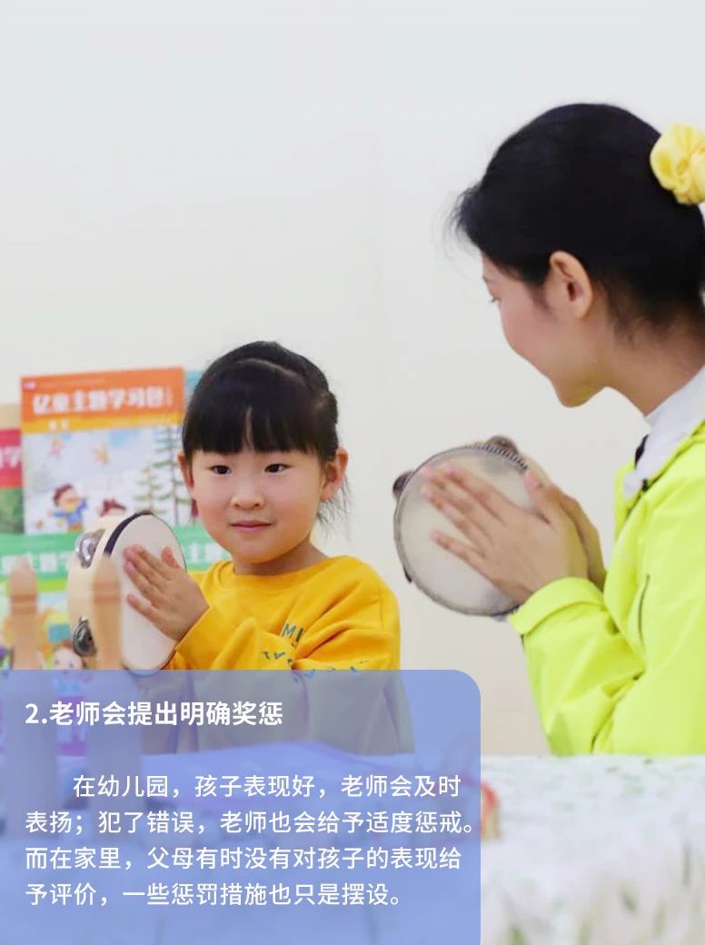 Why is the child's behavior at home and in the kindergarten