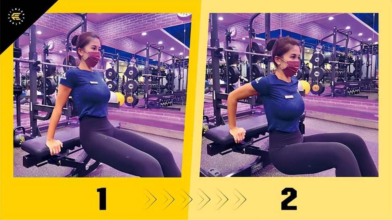 Just a bench can take you to complete the 8 basic movements of the ...