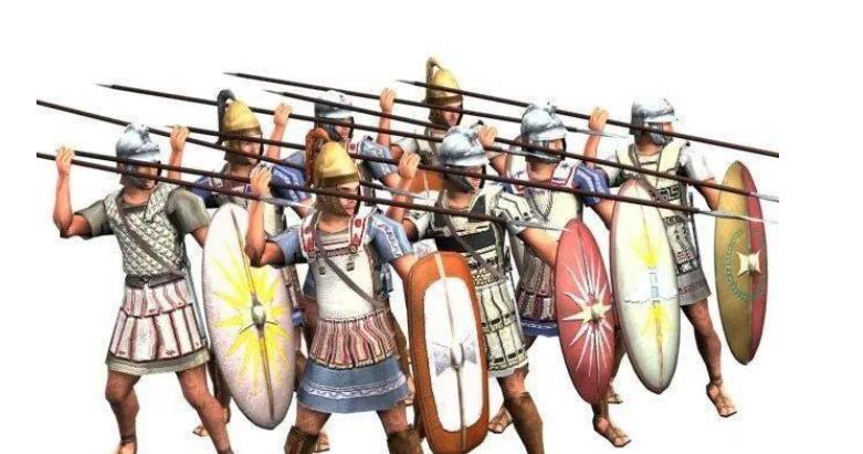Alexander's famous battle formation - the Macedonian phalanx ...