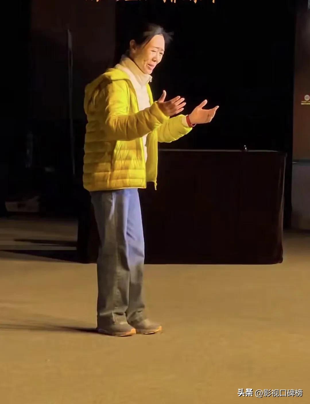 The 60-year-old Wu Qiong was rehearsing alone on the stage, her skin ...