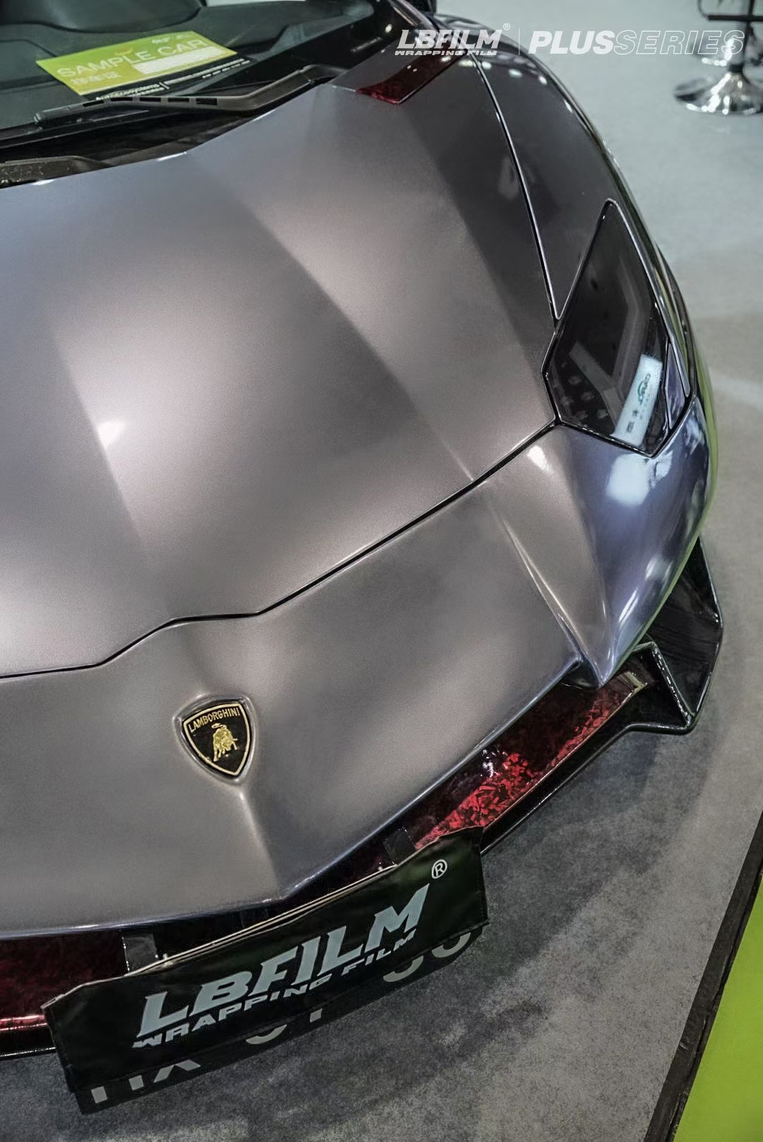 Lamborghini LB color change film Antarctic Star Blue, a new color is ...