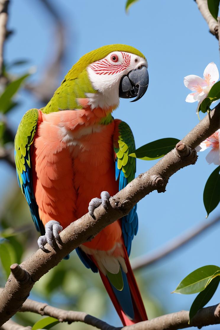 AI photo appreciation: colorful parrots - iNEWS