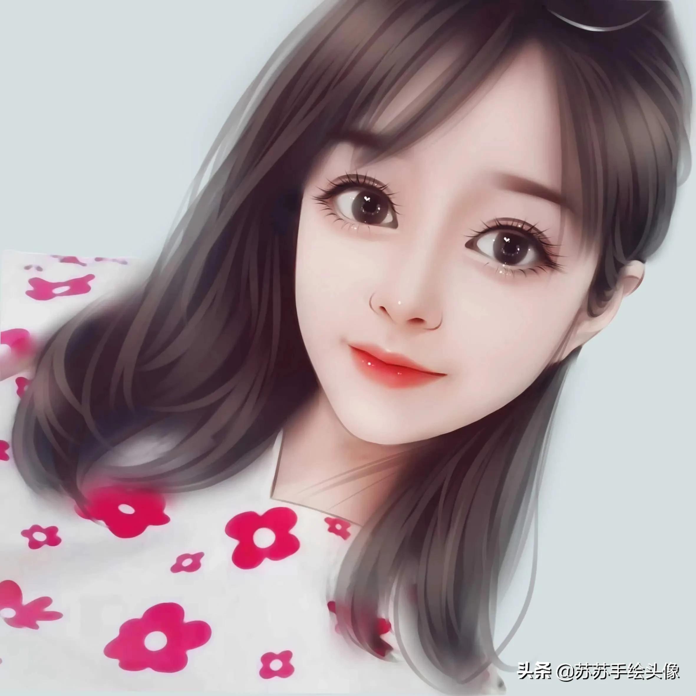 Change Your Avatar, Sweet And Beautiful Hand-painted Avatars Of Girls 