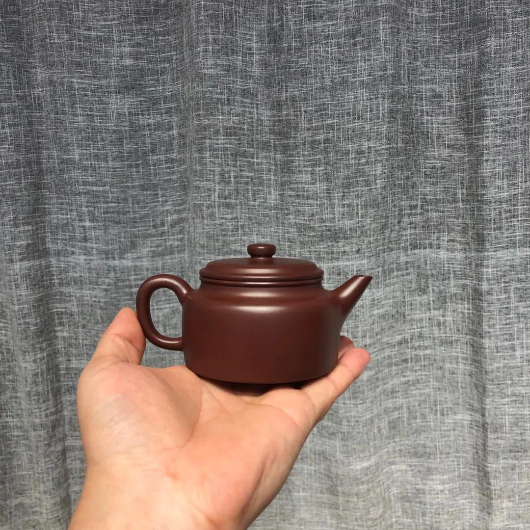 Fully handmade purple clay teapot Jianliu Dezhong iNEWS
