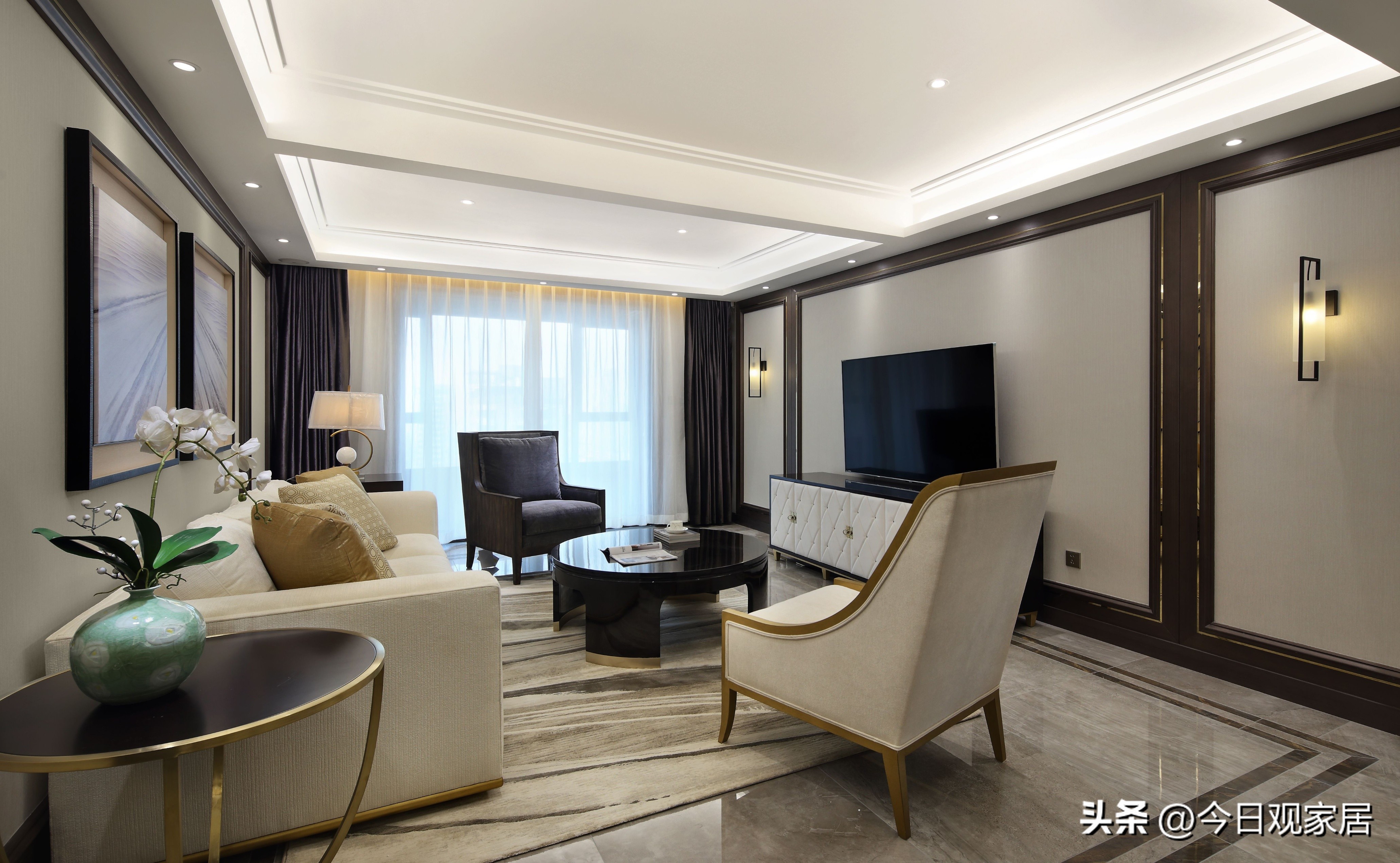 View of Chinese light luxury, low-key, high-end and artistic conception, this ...