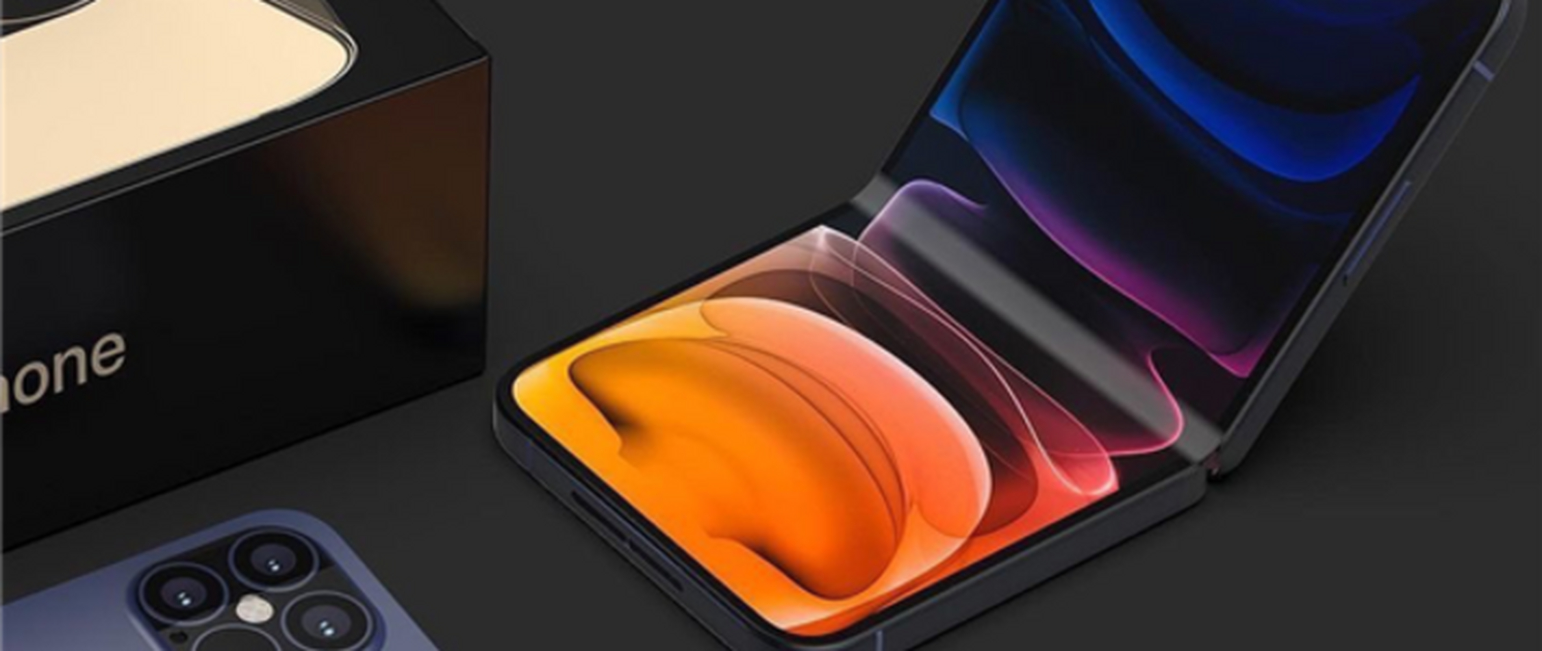 The latest iPhone folding screen renderings are exposed, the iPhone ...