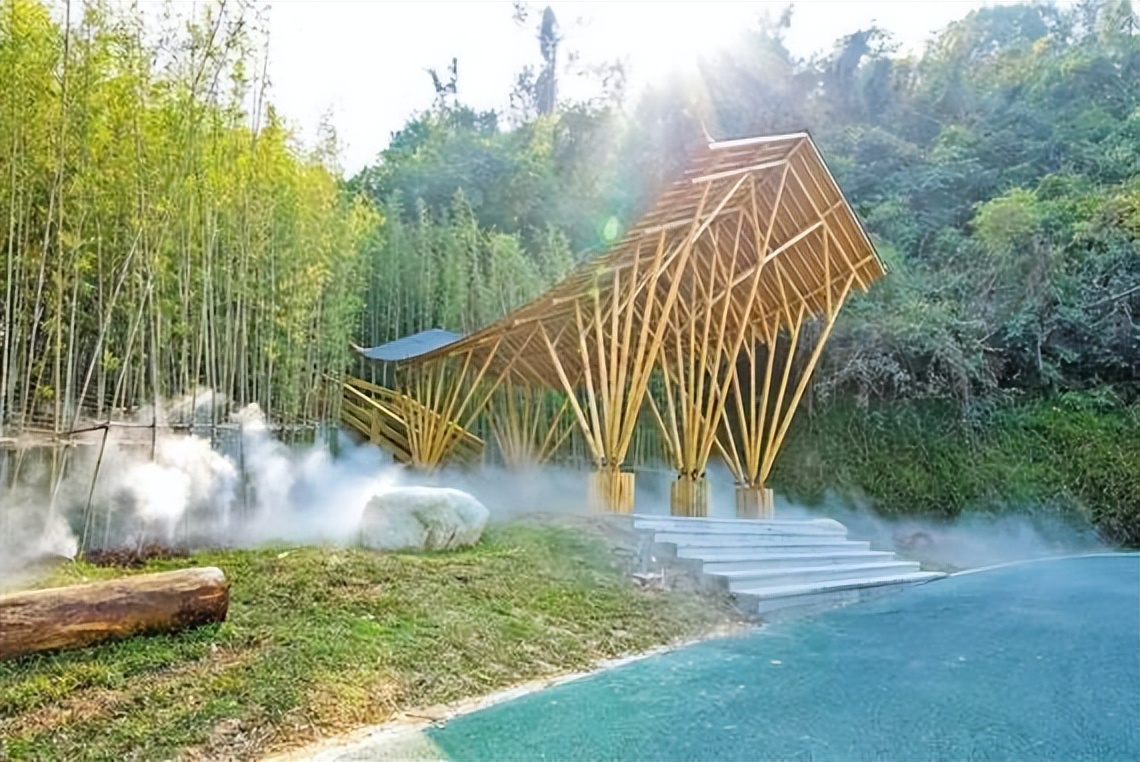 Bamboo combined with landscape architecture - iNEWS