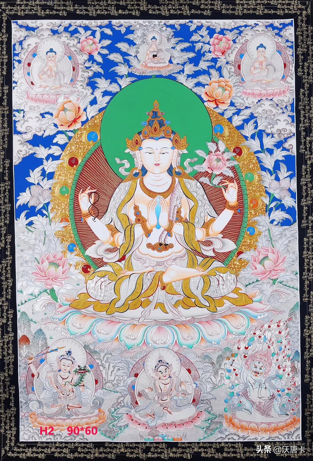 藏族刺繡工藝中的刺繡唐卡 - 頭條匯
