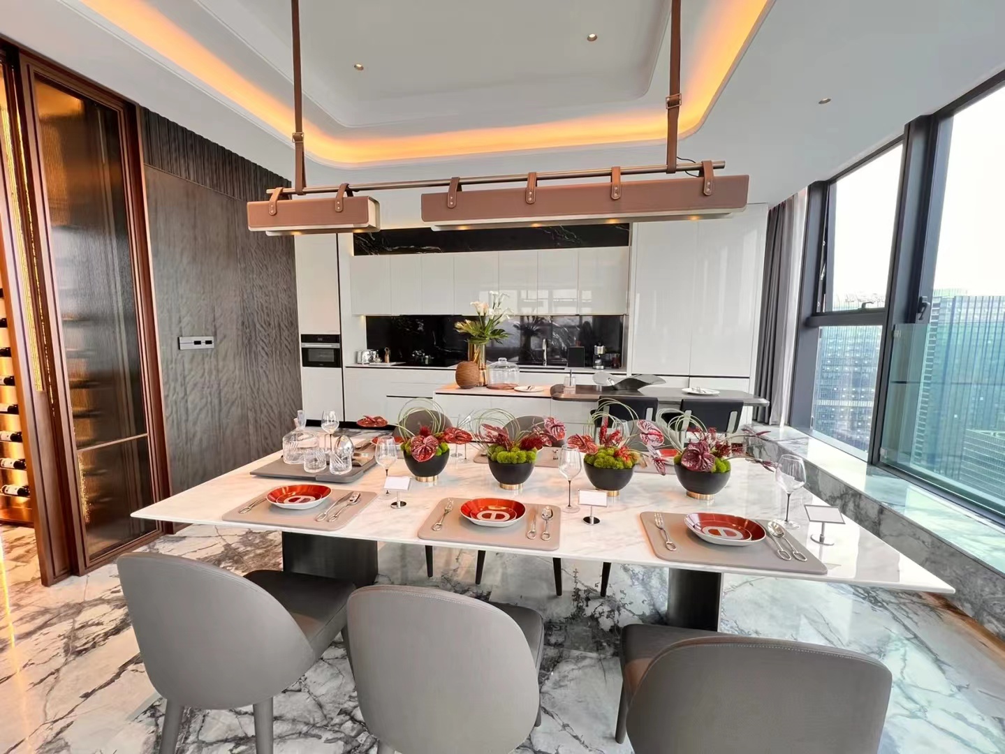 Beautiful view of Luxury High-End Apartments With Private Wine And Cigar Rooms