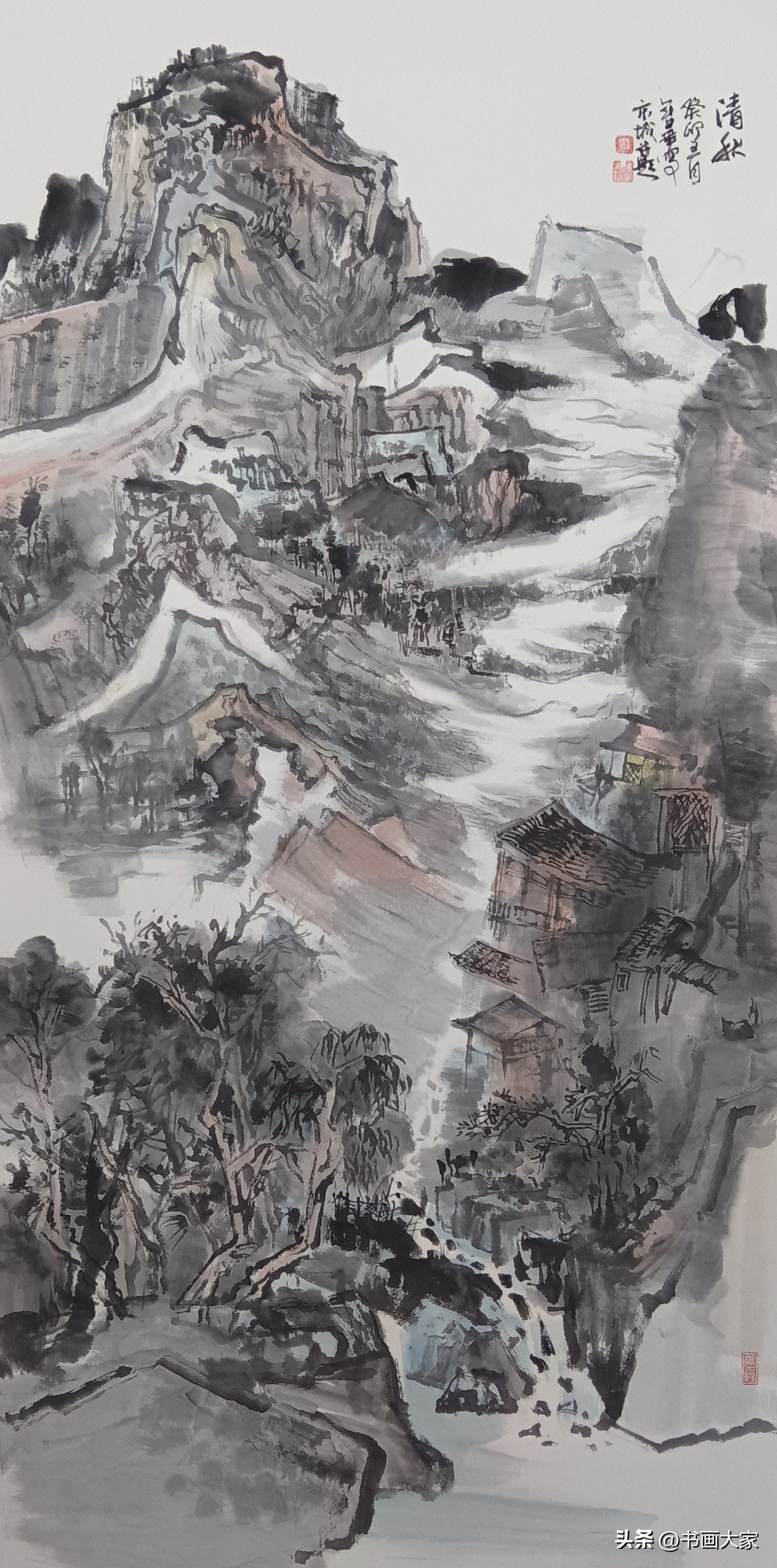 Painter Chen Nianhua—Skillful use of lines and ink color changes to ...