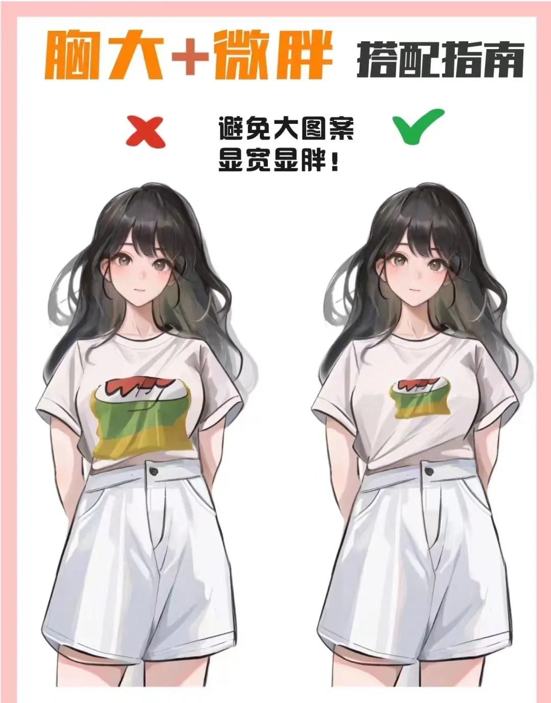 look thinner! Show your figure! Big and slightly fat girls dress like ...