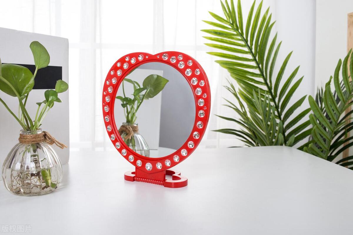 Why is the image in the mirror reversed left and right instead of