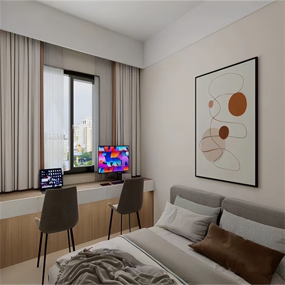 Case sharing: A 40㎡ modern and minimalist one-bedroom apartment, a ...