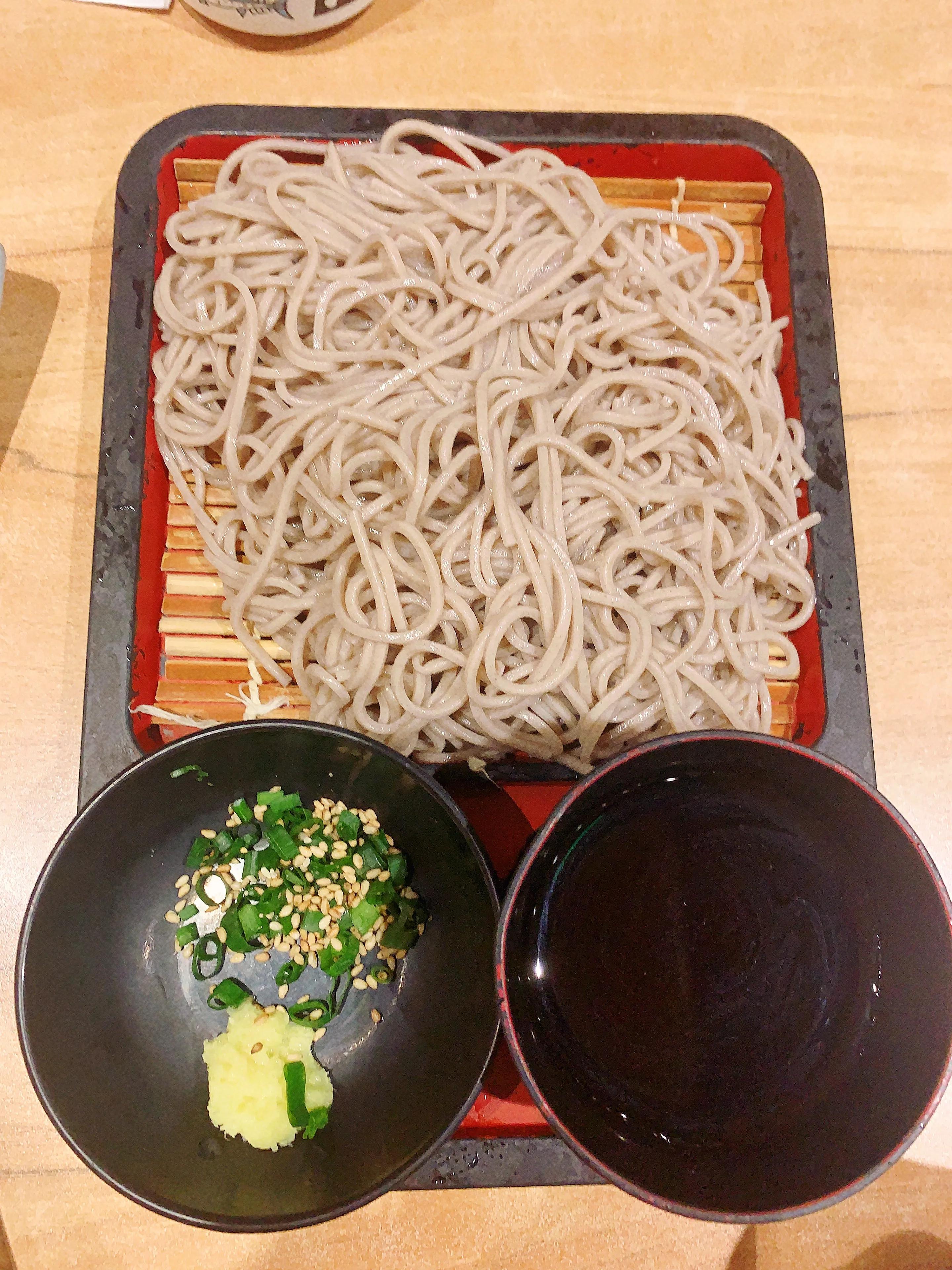 This summer starts with a serving of soba noodles. I can eat soba