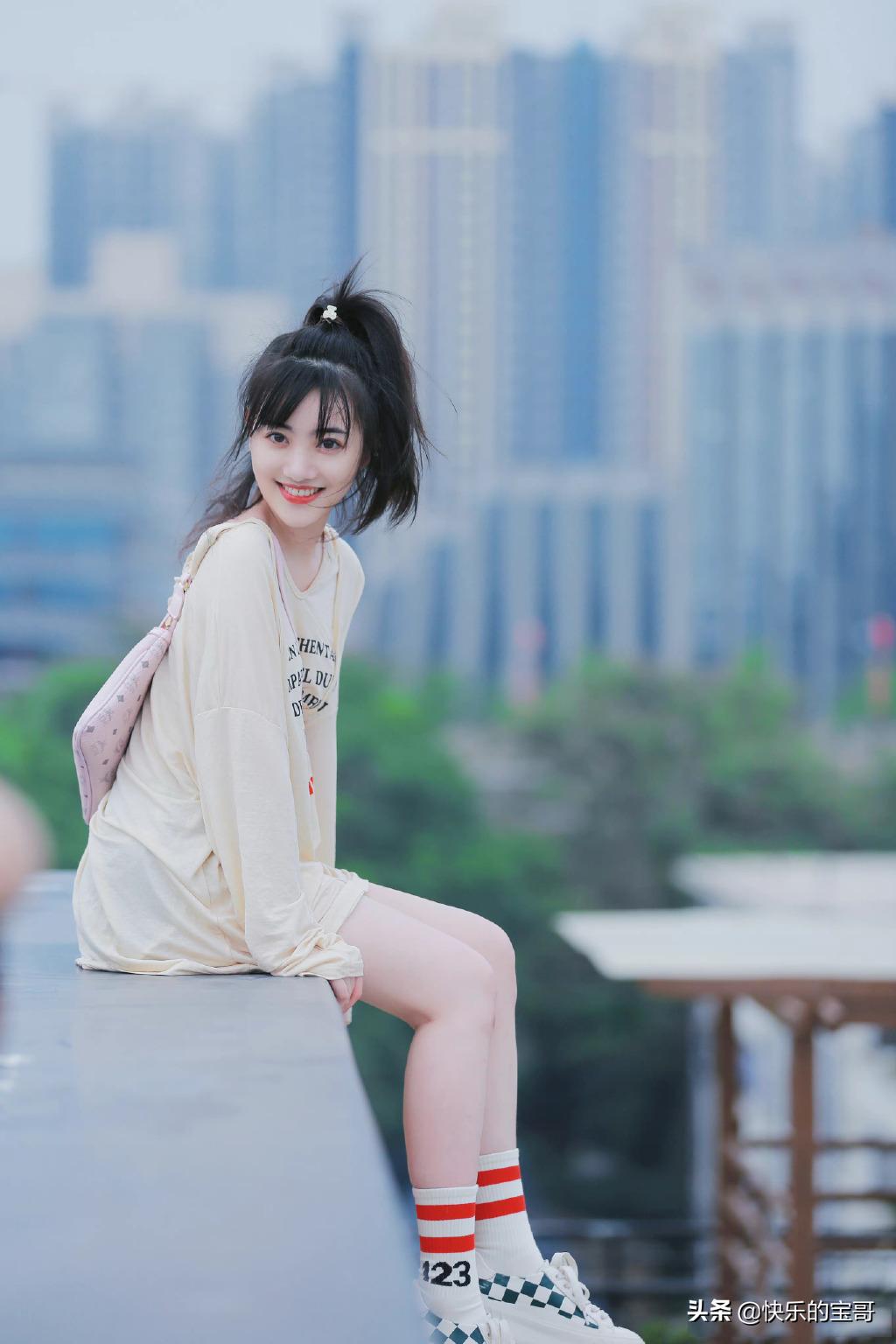 Mainland actress born in 1995, Bai Xinyi, her sweet girly atmosphere is ...