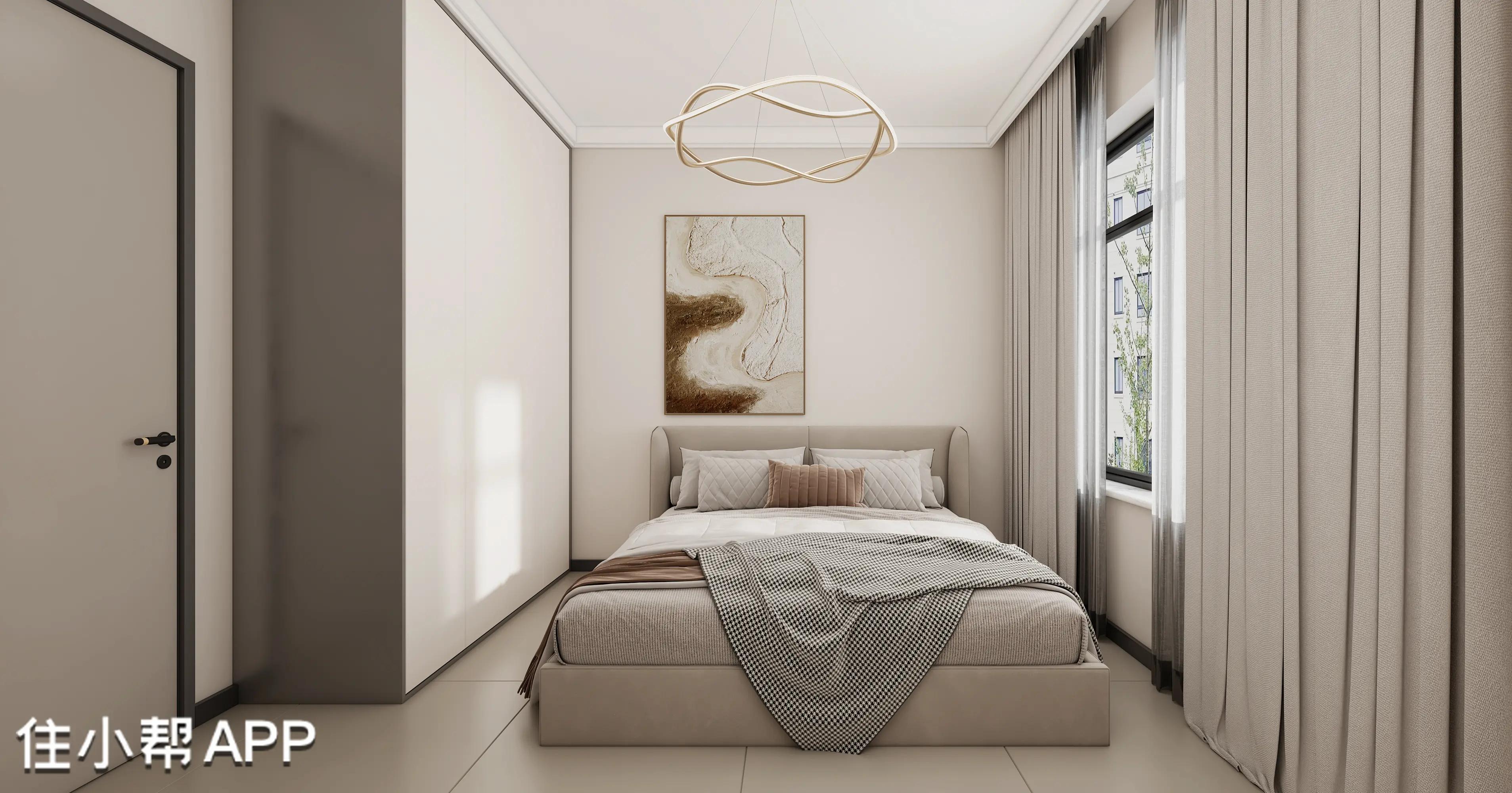 90㎡ modern minimalist wedding room decoration, the essence of life ...