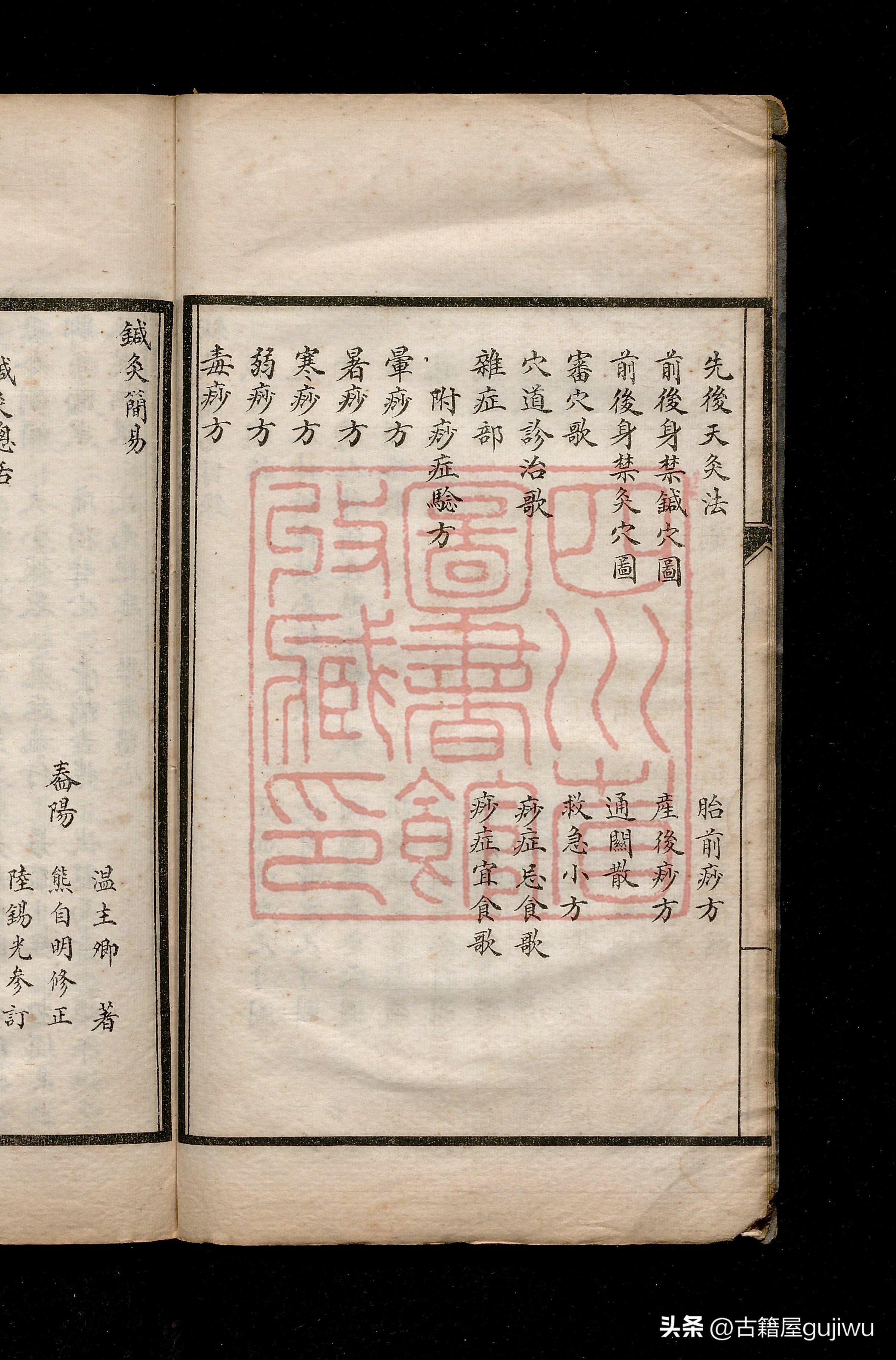 Traditional Chinese acupuncture and moxibustion ancient book