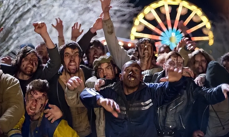 "Zombieland" describes humans fighting zombies to save the town, what