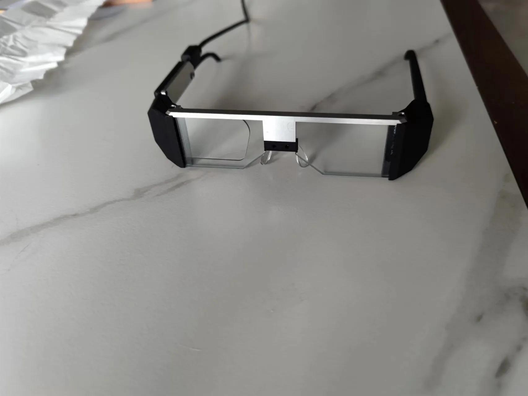 DIY Optical Waveguide AR Glasses iNEWS